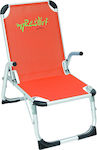 Campus Small Chair Beach Aluminium with High Back Red