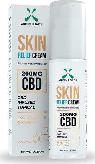Green Roads Skin Relief Cream CBD 200mg 30ml