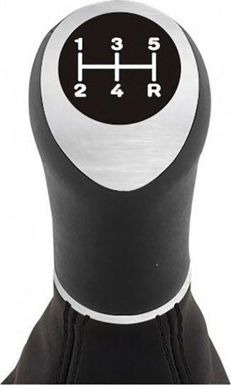 Innovativcar Shift Knob with Bubble με Φουσκα & Ένδειξη ΙΙ 2006-201 for Fiat Punto 5 black 4AFI10-09/CT