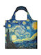 Loqi Van Gogh Fabric Shopping Bag Blue