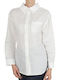 Women's Monochrome Long Sleeve Shirt White