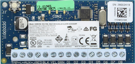 DSC Plate Home Security Systems Wired Extension with 8 Programmable Outputs