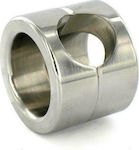 Rimba Stainless Steel Ball Stretcher Cock Ring Testicul Metalic Argint