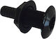Eval Dachrinne Σκάφους Plastik Wasserfluss für Rohr 22x15x75x43x39mm Schwarz Blau