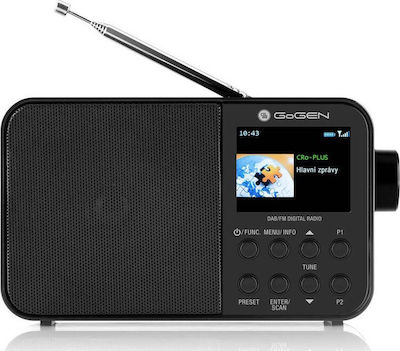 GoGEN 500BTC Radio portabil Reîncărcabil DAB+ cu Bluetooth Negru