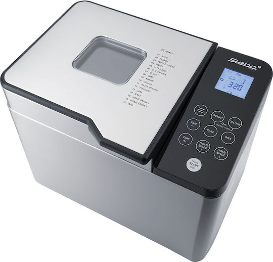 Steba BM 2 Αρτοπαρασκευαστής 600W Χωρητικότητας 1000gr με 17 Προγράμματα