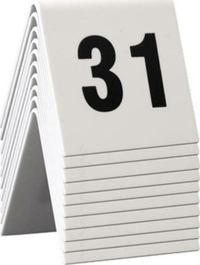 Securit Zahlen der Tabelle Π4xΒ5xΥ4cm