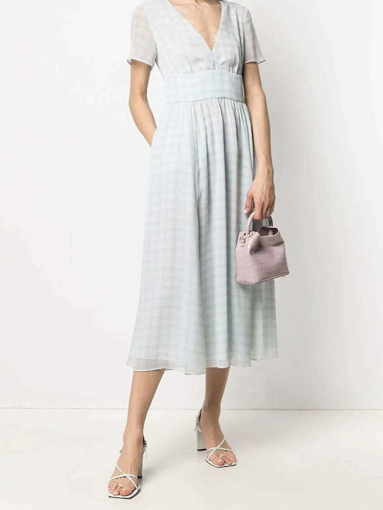 Emporio Armani Summer Midi Dress Light Blue