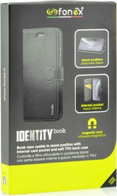 Fonex Identity Book Synthetic Leather Black (LG K51s)