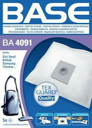 BASE BA 4091 Saci de Aspirator 5buc Compatibil cu Aspirator Dirt Devil / Samsung / Thomas