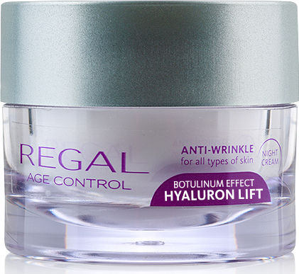 Rosa Impex Regal Age Control Κρέμα Προσώπου Νυκτός για Αντιγήρανση & Σύσφιξη με Υαλουρονικό Οξύ 45ml