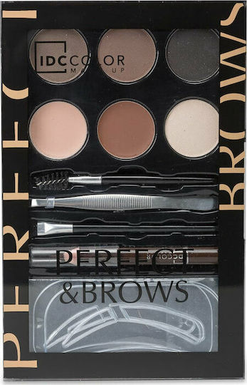 IDC Institute Color Eyebrow Palette Σκιά για Φρύδια