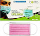 Como Disposable Surgical Mask Type II Pink 30pcs