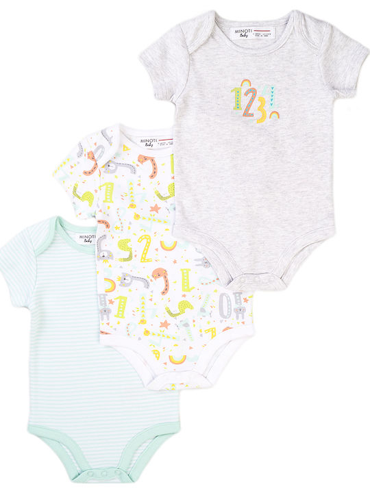 Minoti Baby Bodysuit Set Short-Sleeved Multicolour