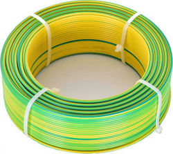 Cablel Καλώδιο Ρεύματος με Διατομή 1x1.5mm² σε Κίτρινο Χρώμα 100m