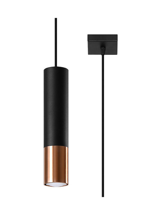 Sollux Loopez 1 Pendant Light Single-Light for Socket GU10 Bronze