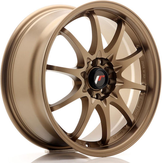 Japan Racing Wheels Ζάντες Αλουμινίου Αυτοκινήτου JR5 17"x7.5" Dark Anodized Bronze