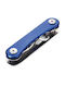 Troika Multi-tool Keychain Blue with Blade made of Steel