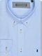 Men's Shirt with Long Sleeves Regular Fit Light Blue