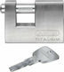 Abus Titalium Aluminum Padlock Monoblock with Key 1pcs