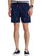 Ralph Lauren Herren Badebekleidung Shorts Navy mit Mustern
