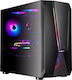 Silverstone FARA V1M PRO Gaming Mini Tower Κουτί Υπολογιστή με Πλαϊνό Παράθυρο Μαύρο