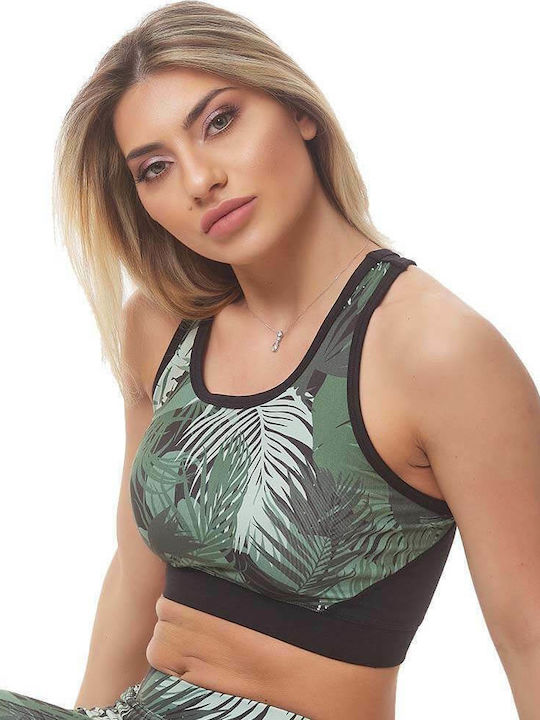 Bodymove Women's Sports Bra without Padding Green