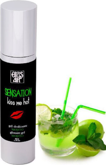 Megasol USA Eros Art Sensattion Kiss Me Hot Λιπαντικό Mojito 50ml