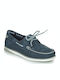 Atlantis Break Men's Suede Boat Shoes Blue