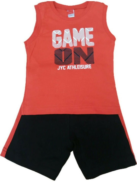 Joyce Kinder-Set mit Shorts Sommer 2Stück Rot G...