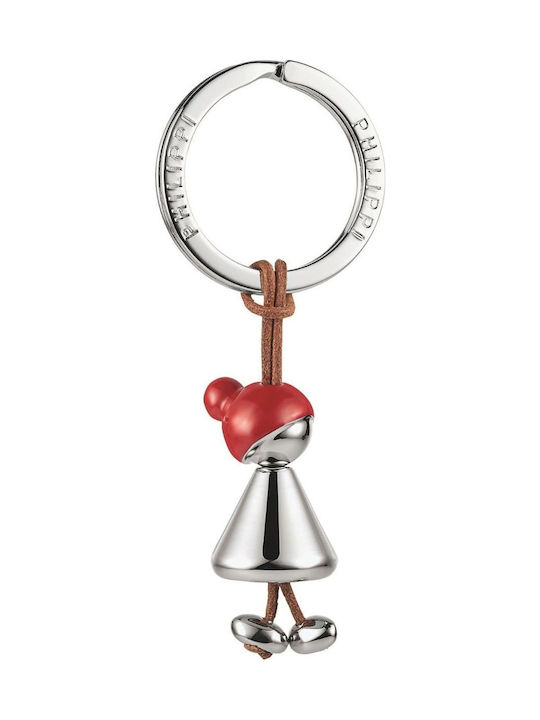 Philippi Keychain Red Cap Metallic Red