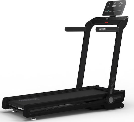 Toorx Mirage C-60 Slim Line 3hp Electric Foldable Treadmill for Users Up to 120kg Full Black