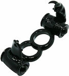 Baile Sweet Ring Vibrating Cock Ring Cocoș și testicule Black