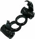 Baile Sweet Ring Double Ring With Double Rabbit Black