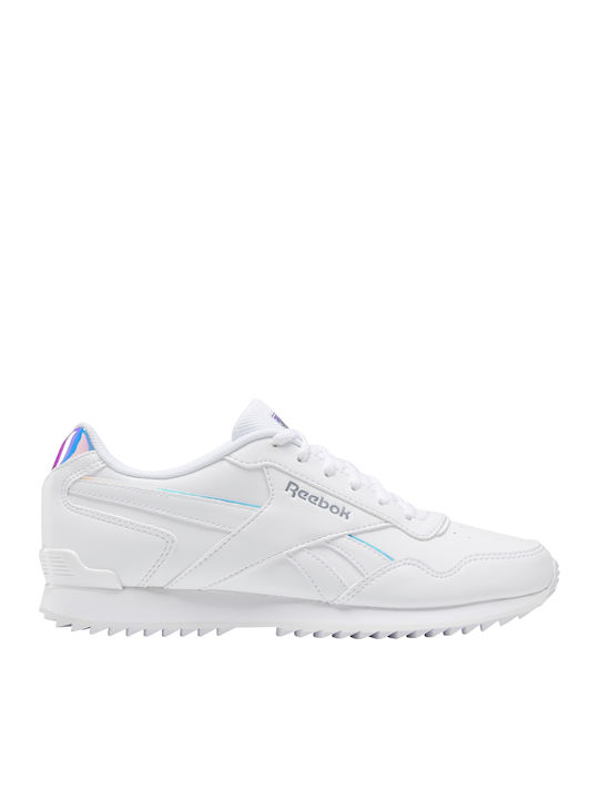 Reebok Royal Glide Ripple Clip Γυναικεία Sneakers White / Cold Grey 5