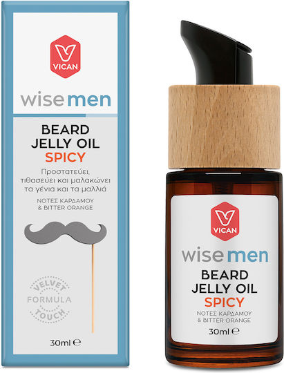 Wise Men Ulei de Îngrijire pentru Barbă și Mustață Jelly Spicy 30ml