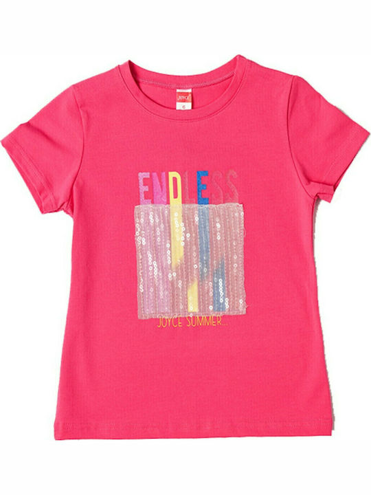 Joyce Παιδικό T-shirt Φούξια Endless