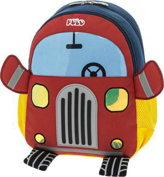 Weird Mantle Pessimistic Polo Animal Λεωφορείο Σχολική Τσάντα Πλάτης Νηπιαγωγείου σε Κόκκινο χρώμα  Μ24 x Π12 x Υ30cm 901-014-8088 | Skroutz.gr