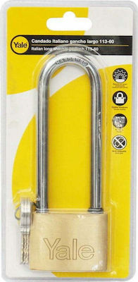 Yale Steel Padlock Lengthened with Key 60mm 1pcs