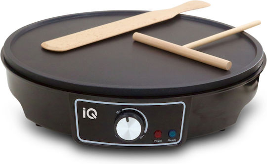 IQ Κρεπιέρα 30cm Μαύρη 1000W
