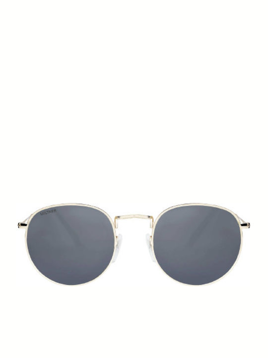 Millner Covent Garden Sunglasses with Gold Metal Frame and Gray Polarized Lens