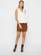 Vero Moda Skirt in Tabac Brown color