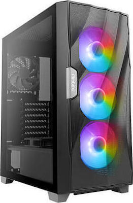 Antec DF700 FLUX Gaming Midi Tower Computer Case with Window Panel Black