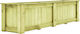 vidaXL Кутия за саксии Дърво Кафяв 196x50см.