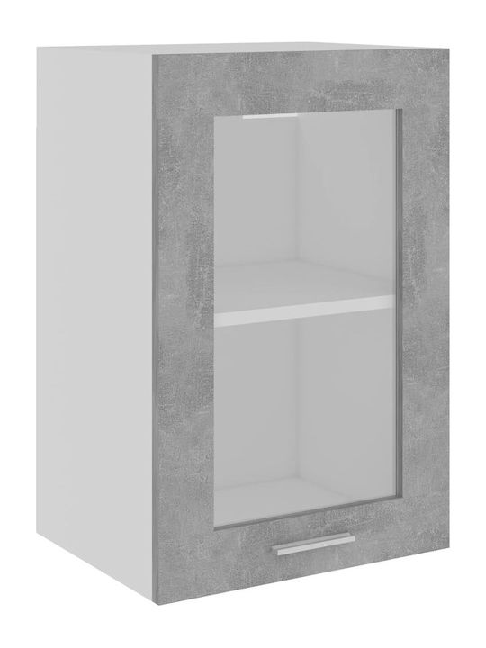 Wall Cabinet Γκρι Σκυροδέματος L40xW31xH60cm