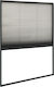 vidaXL Σίτα Παραθύρου Πλισέ Μαύρη από Fiberglass 160x100cm 148671