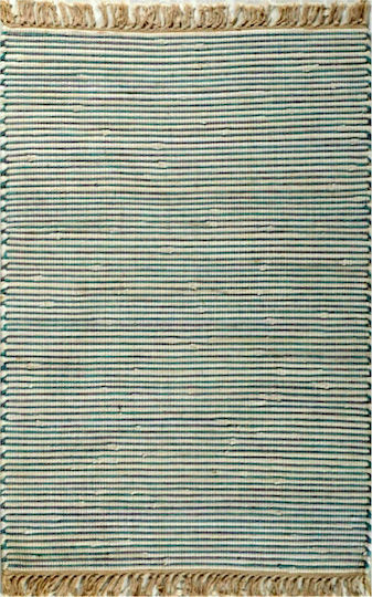 Tzikas Carpets 30160-011 Χειροποίητο Εξωτερικού Χώρου με Κρόσια 67x150cm Beige - Green