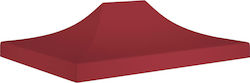 vidaXL Pavillonabdeckung 270gr/m² Burgundisch m...