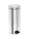 Pam & Co 16-2053-001 Metallic Toilet Bin with Soft Close Lid 16lt Silver