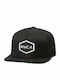 RVCA Men's Snapback Cap Black